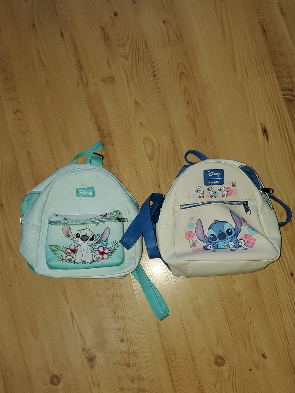 Lot Of 2 Disney Loungefly Stitch Backpack Bags